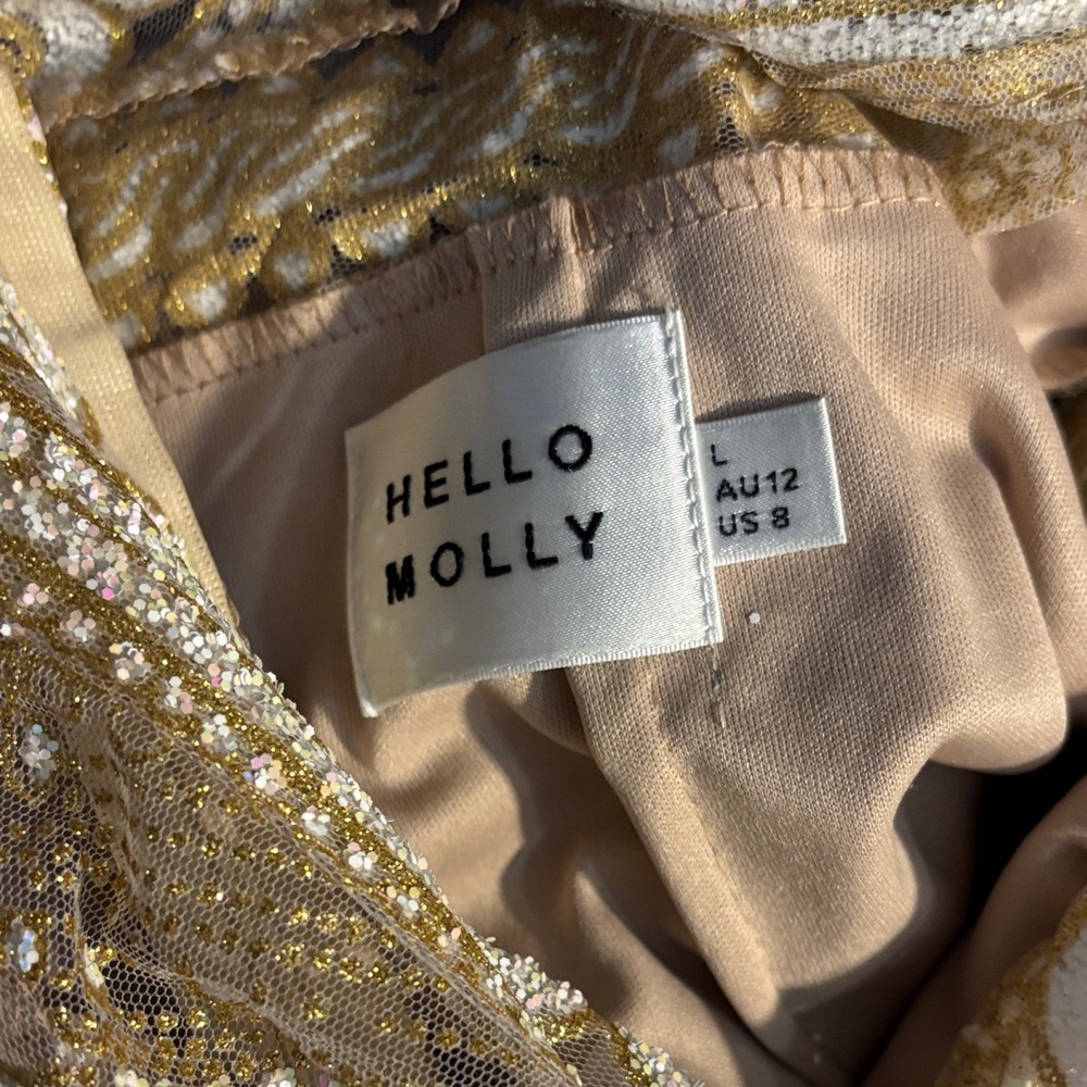 NWT Match Me Champagne Hello Molly dress size 8 - Picture 4 of 8
